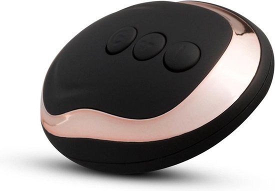 Teazers Geribbeld Vibratie-Eitje Met Afstandsbediening - Zwart