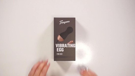 Teazers Vibratie-Eitje Met Afstandsbediening - Zwart