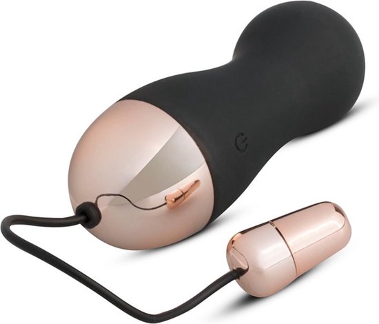 Teazers Vibratie-Eitje Met Afstandsbediening - Zwart