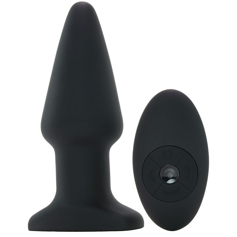 Rimmers Vibrerende Rimming Buttplug Model R - Zwart