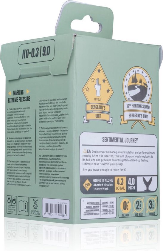 BUTTR No.10 Hook Anker Plug - Zwart