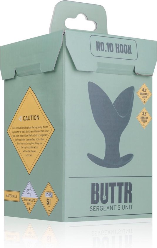 BUTTR No.10 Hook Anker Plug - Zwart