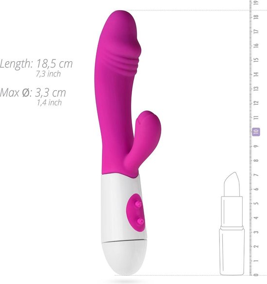 Teazers Realistische Rabbit Vibrator - - Roze
