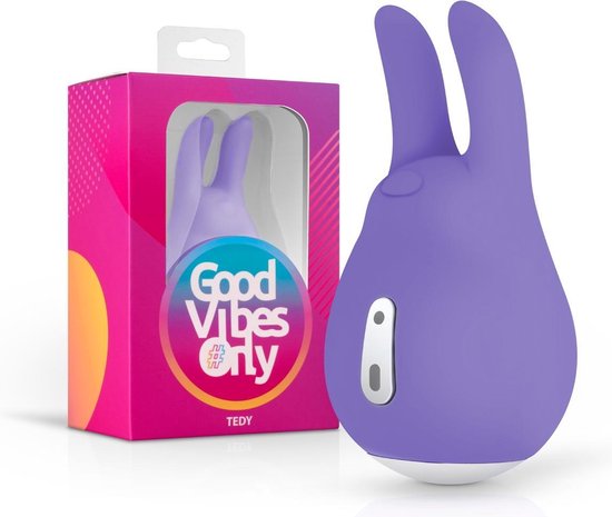 Good Vibes Only Tedy Clitoris Stimulator - Paars