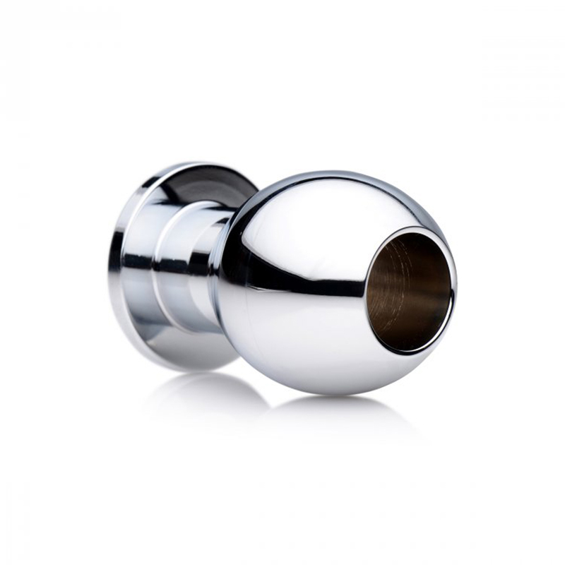 Master Series Abyss Holle Buttplug - Small - Silver