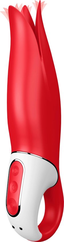 SATISFYER Power Flower Vibrator - Rood