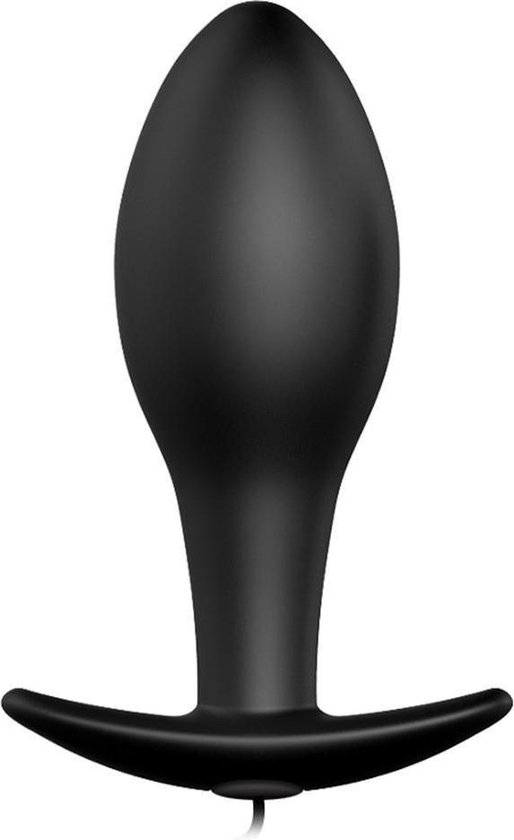 Pretty Love Vibrerende Buttplug met Afstandsbediening - Zwart