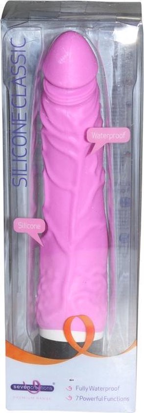 Seven Creations Slanke Realistisch vormgegeven Vibrator - Roze