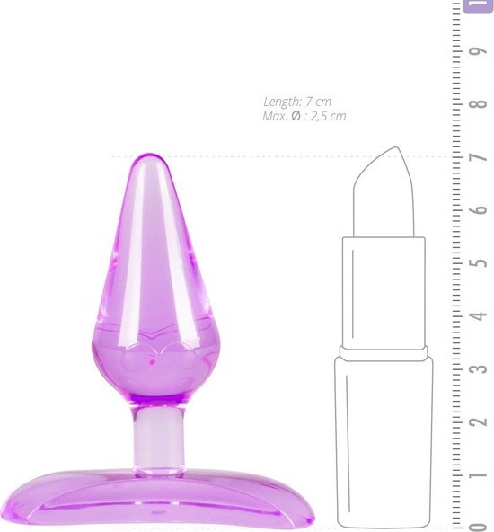mini buttplug - Roze