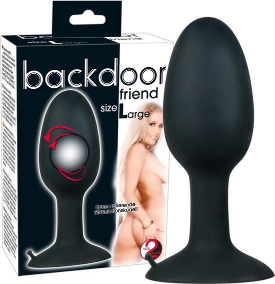 You2Toys Buttplug stimulatiekogel - Zwart