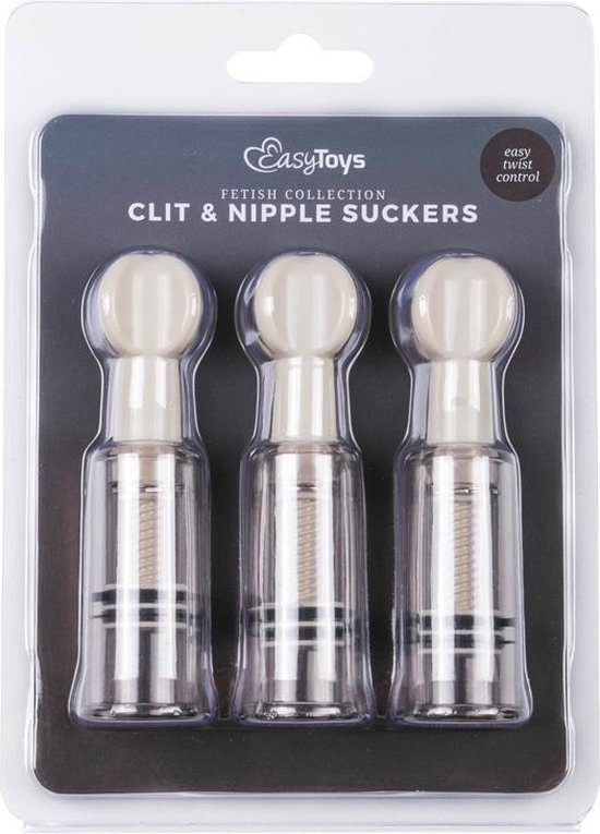 3-delige set Tepel- en clitoriszuigers