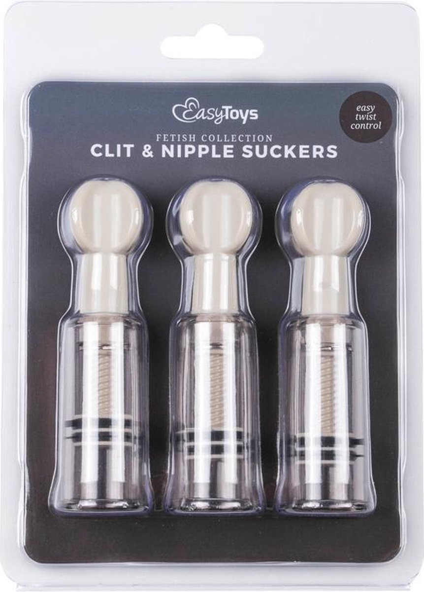 3-delige set Tepel- en clitoriszuigers