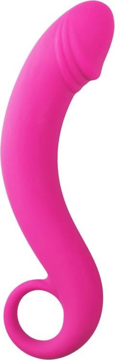 siliconen prostaat dildo - Roze