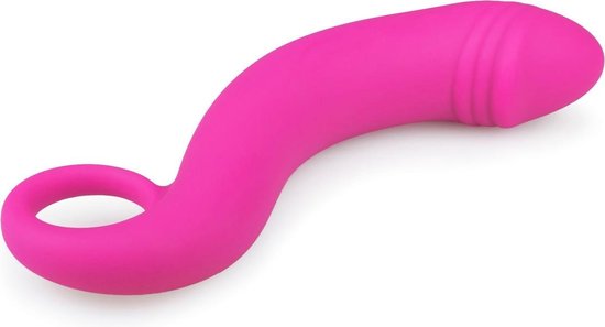 siliconen prostaat dildo - Roze