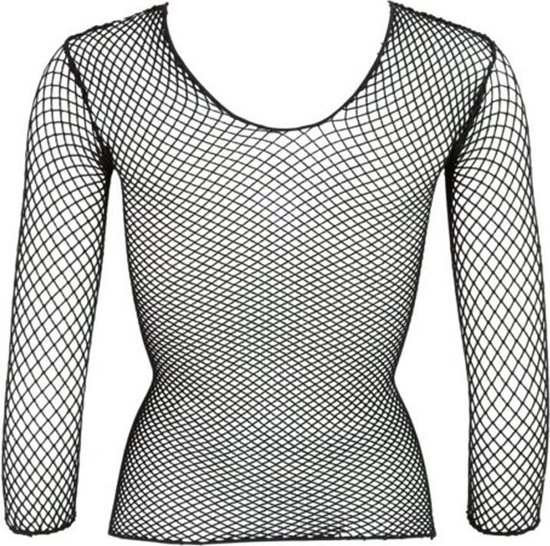 Mandy mystery Line Visnet Shirt - - Zwart