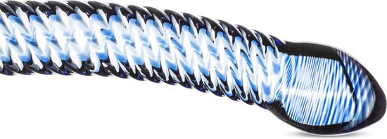 Gildo Glazen G-Spot/Prostaatdildo No. 5 - Blauw