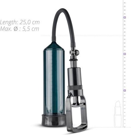 Penispomp Met Grippomp - - Zwart