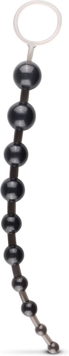 e Anaalketting Met Ring - Zwart