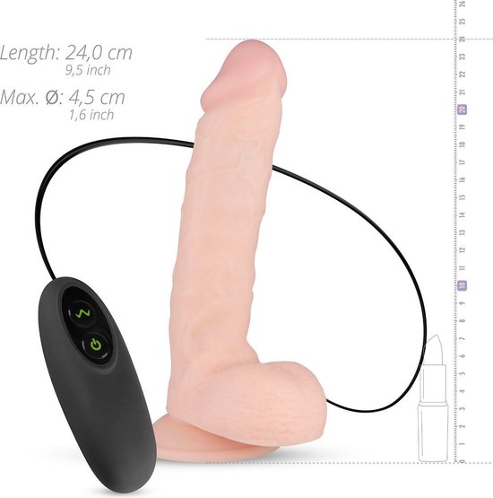 Real Fantasy Glynn Realistische Vibrator - Beige