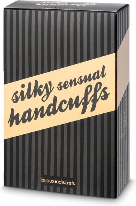 Bijoux Indiscrets Silky Sensual Handboeien - Zwart