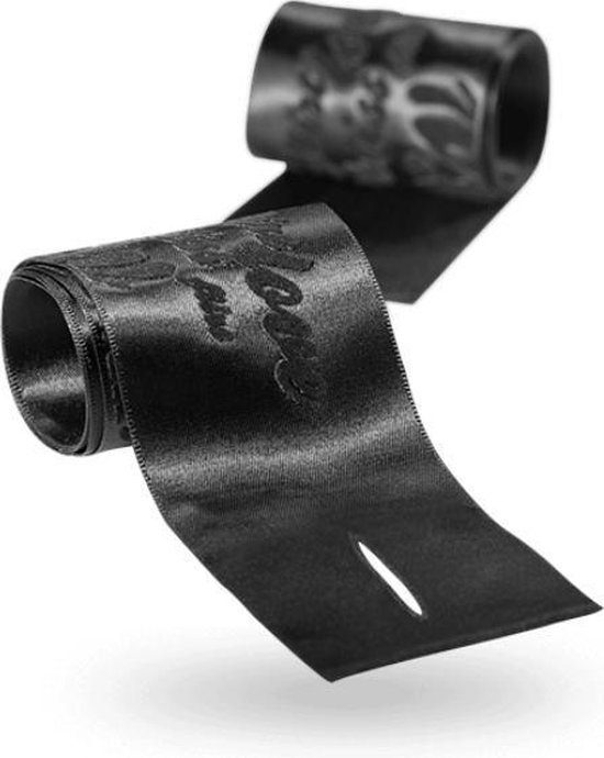 Bijoux Indiscrets Silky Sensual Handboeien - Zwart