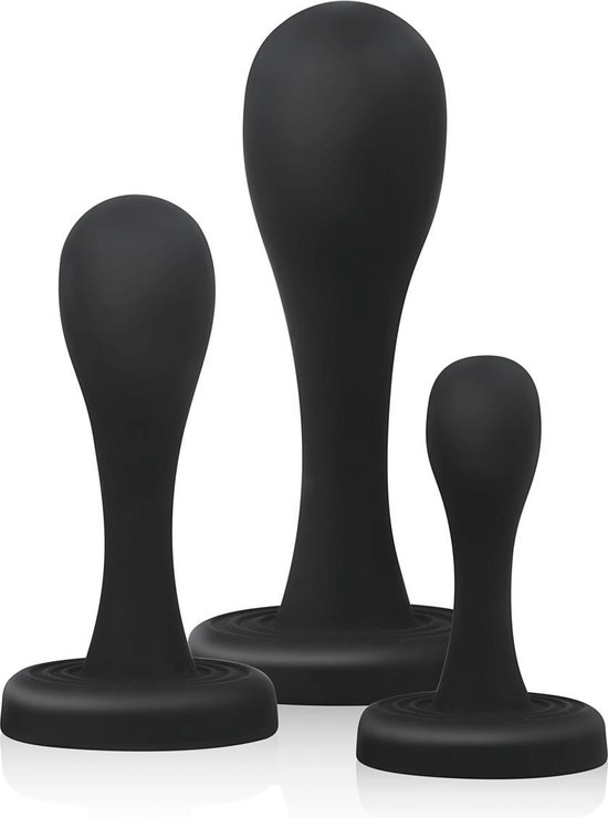 BUTTR ButtKickers Buttplug Trainingsset - Zwart