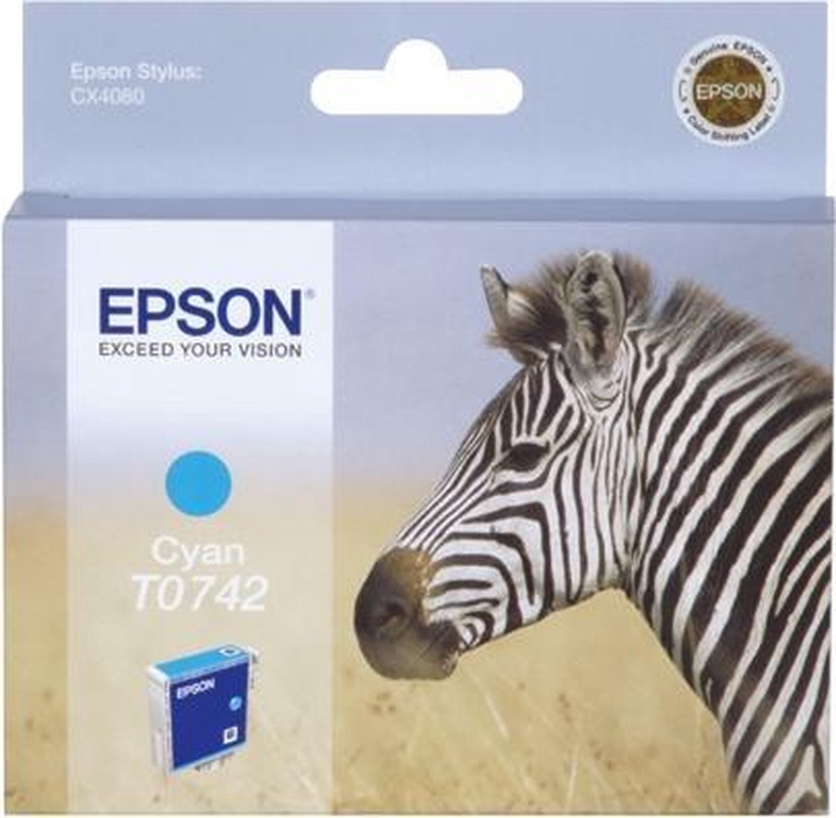 Epson inktpatroon Cyan T0742