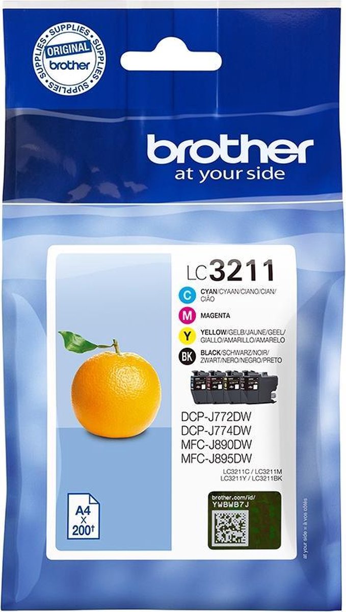 Brother LC-3211 Cartridges Combo Pack - Negro