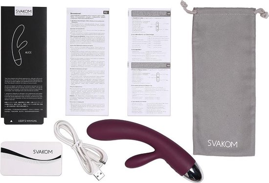 SVAKOM Alice Rabbit G-Spot Vibrator - Paars