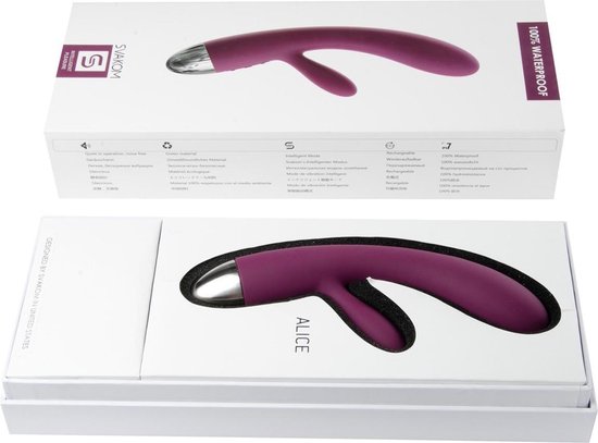 SVAKOM Alice Rabbit G-Spot Vibrator - Paars