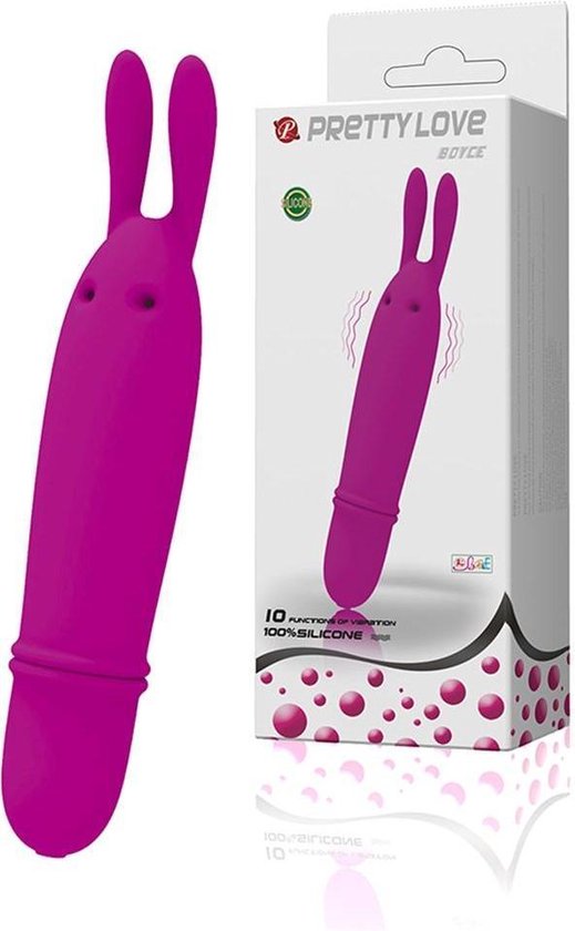 Pretty Love Boyce Mini Rabbit Clitoris Stimulator - Roze