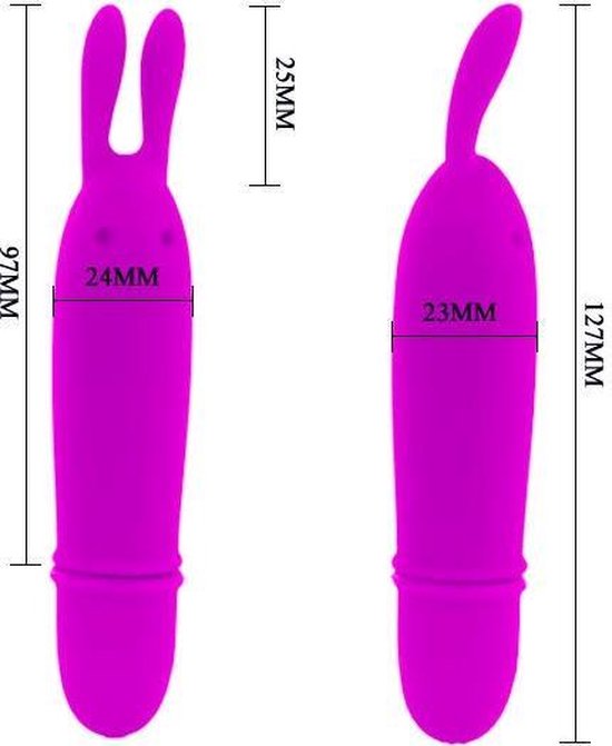Pretty Love Boyce Mini Rabbit Clitoris Stimulator - Roze
