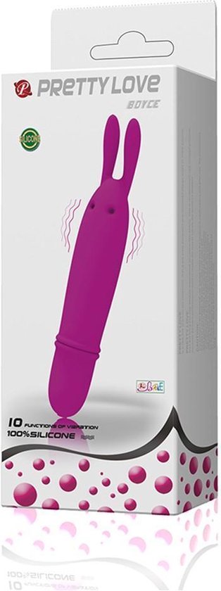 Pretty Love Boyce Mini Rabbit Clitoris Stimulator - Roze