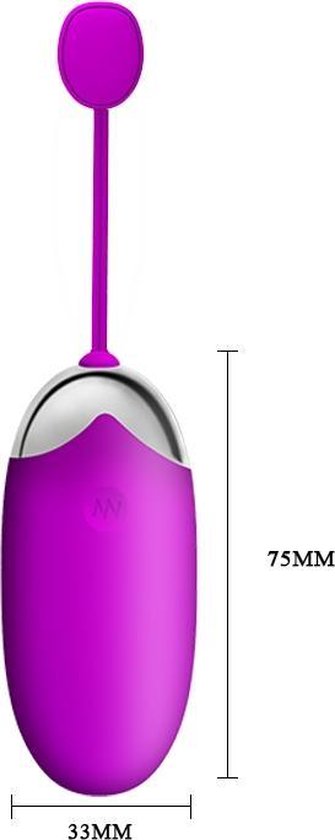 Pretty Love Abner Vibrerend Eitje met App Bediening - Roze