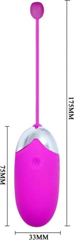 Pretty Love Abner Vibrerend Eitje met App Bediening - Roze