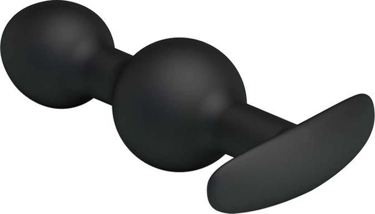 Pretty Love Verzwaarde Dubbele Anaal Plug - Zwart