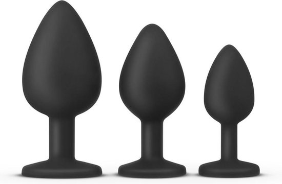 Teazers Buttplug Set - Zwart