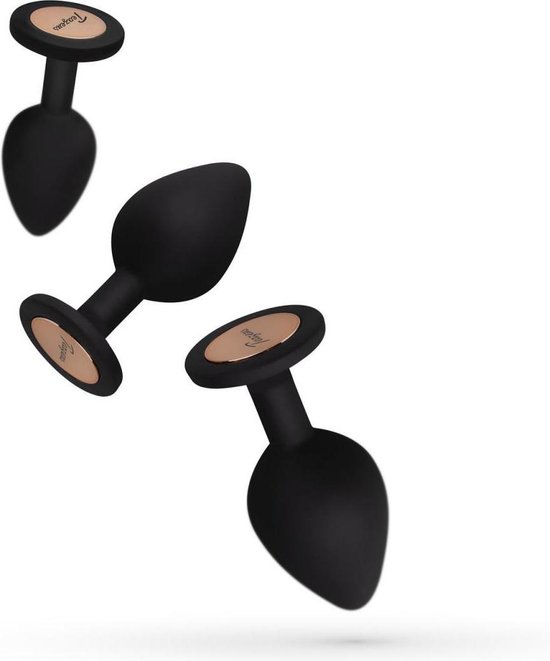 Teazers Buttplug Set - Zwart