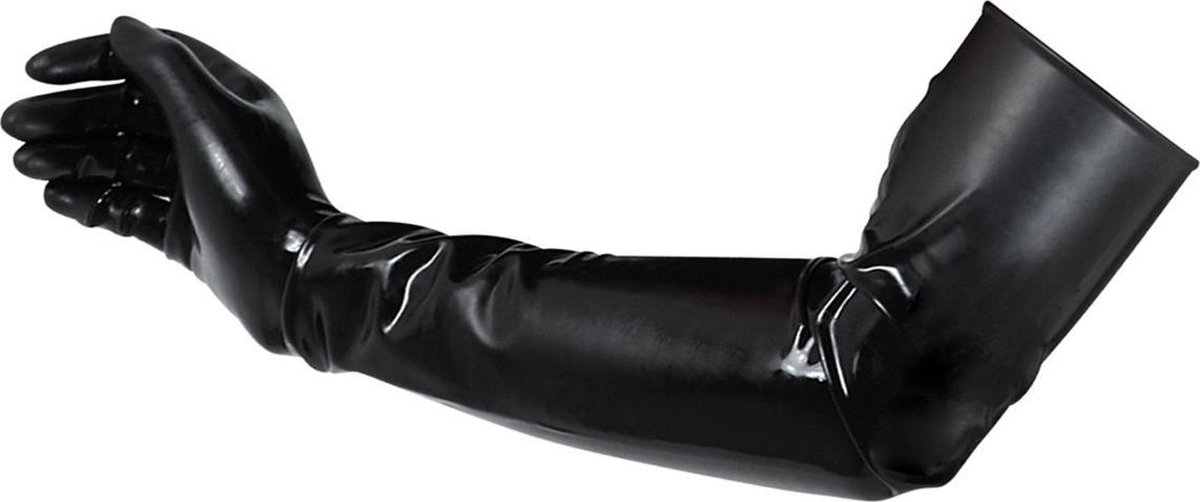 The Latex Collection Lange Latex Handschoenen - Zwart