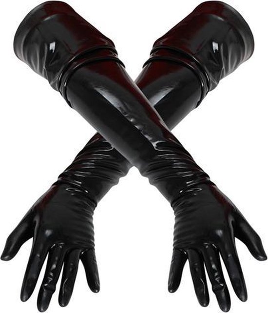 LATEXA DEUTSCHLAND G Lange Latex Handschoenen - Zwart