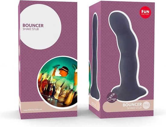 Fun Factory Bouncer Dildo Met Metalen Balletjes - - Zwart