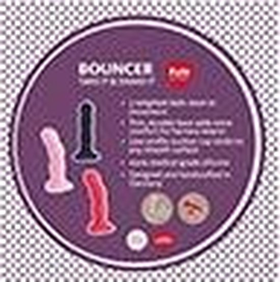 Fun Factory Bouncer Dildo Met Metalen Balletjes - - Zwart