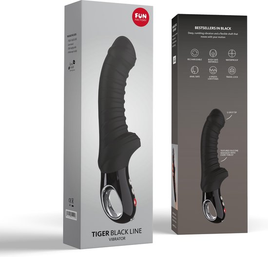 Fun Factory Tiger G5 Vibrator - - Zwart