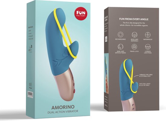 Fun Factory Amorino MiniVibe 4 - Neon - Blauw