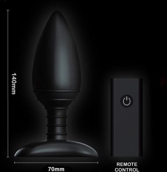 Nexus Ace Vibrerende Buttplug - Medium - Zwart