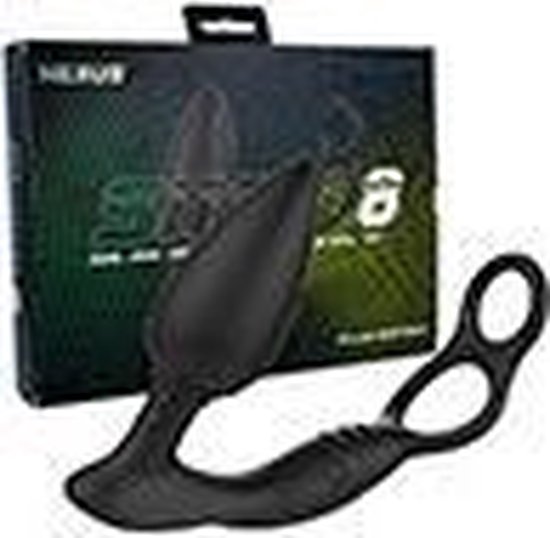 Nexus Simul8 Buttplug Met Cockring/Ballstretcher - Zwart