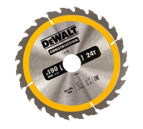 DeWalt Zaagblad voor Hout 190x30x1,8mm 24T
