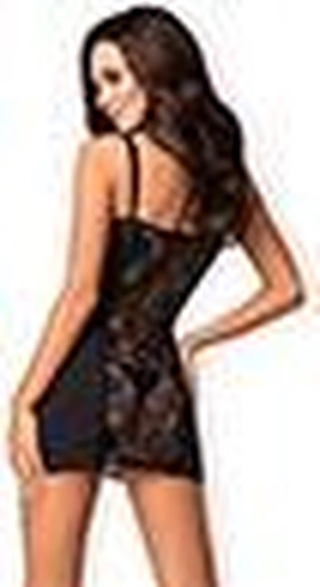 Obsessive Heartina Negligé - Zwart