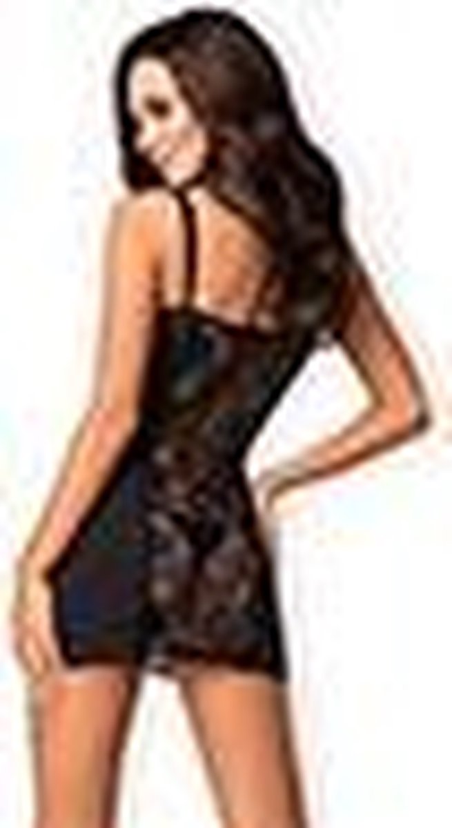 Obsessive Heartina Negligé - Zwart