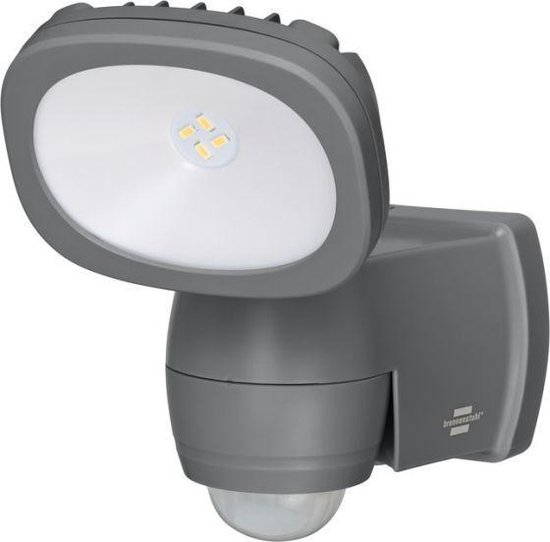 Brennenstuhl Batterij LED Straler LUFOS 200 met infrarood-bewegingsmelder - Grijs